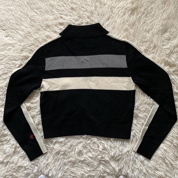 NWT perfect moment Mania black crop sweater - Picture 8 of 10
